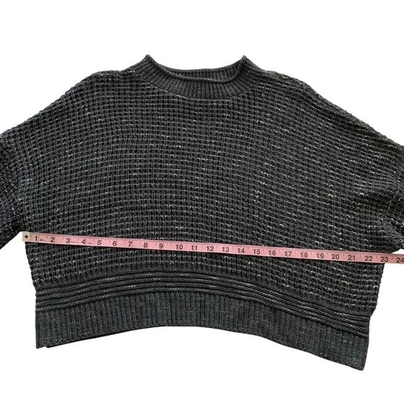 Abound Nordstrom Crewneck Cropped Sweater Grey Charcoal Heather XL - Picture 6 of 9